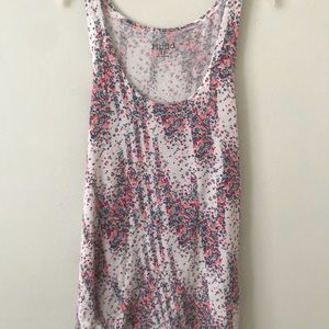 Flower pattern tank top